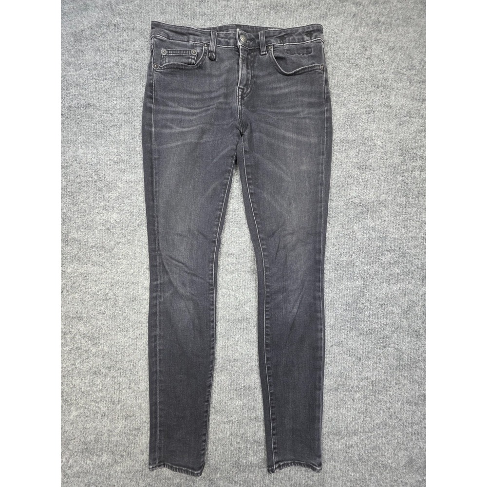 R13 Jeans Womens 27 Black Alison Skinny Made in Italy R13W0005-556